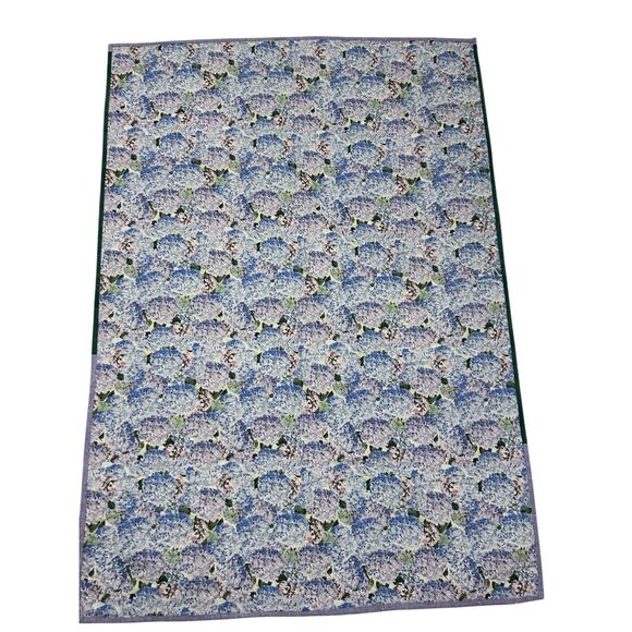 Handmade Patchwork Quilt Throw Lap Blanket 56” x 39” Lilac Chickadees - Picture 7 of 8
